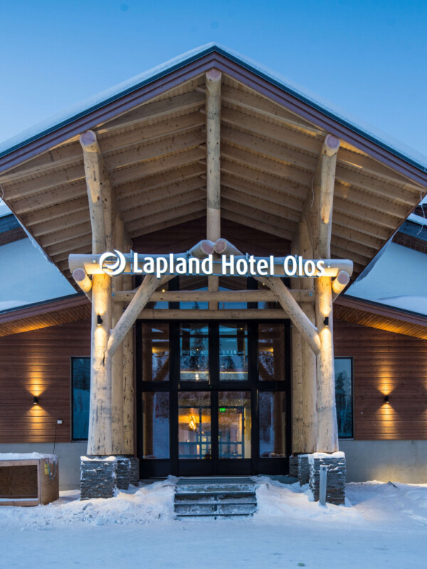 image of Lapland Hotel Olos entrance